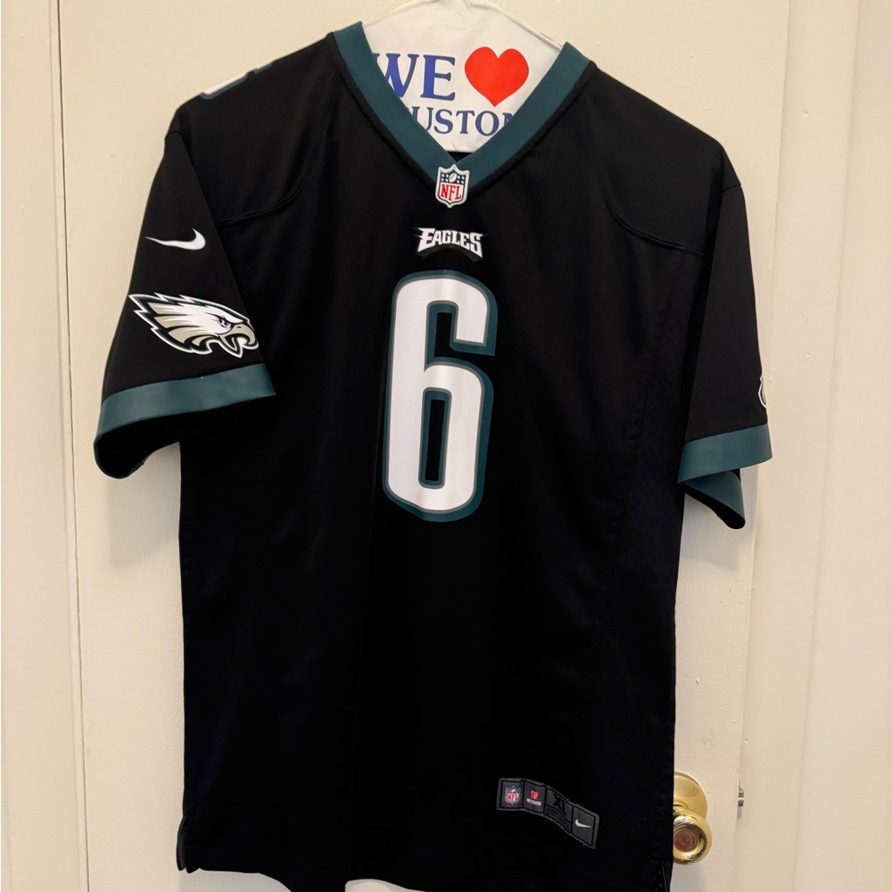 Philadelphia Eagles DeVonta Smith Nike Black Jersey